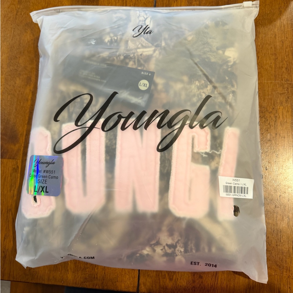 YoungLA Hunting Season Hoodie Green Camo